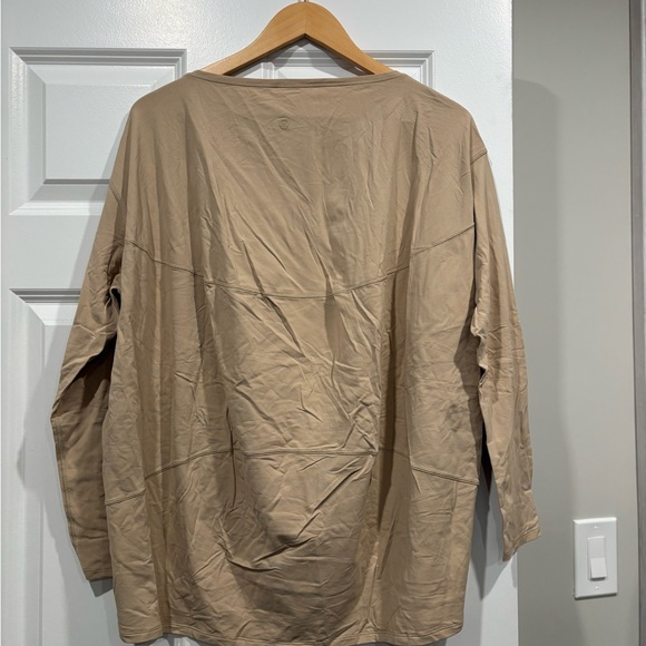 lululemon athletica Long Sleeve Tee - Tan - Picture 2 of 4